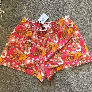 New, unworn Sincerely Jules x Bandier shorts, M